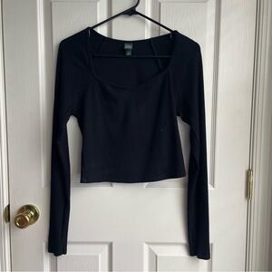 Wild Fable Ribbed Cropped Top